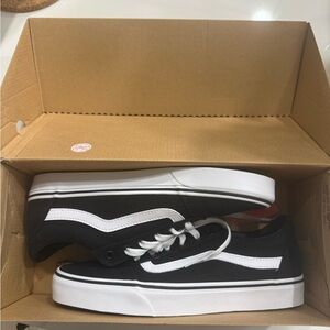 Vans Black/White Low-Top Sneakers